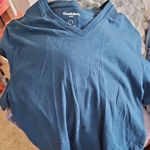 Goodfellow & Co Kids Navy V-Neck Tee